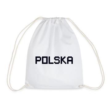 POLSKA Poland - Turnbeutel - Weiß - Vorne