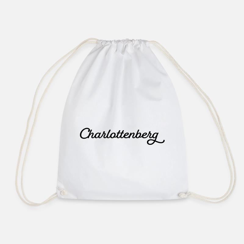 Charlottenberg schwarz - Turnbeutel - Weiß