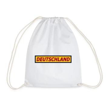 Deutschland Neon Retro Design - Turnbeutel - Weiß - Vorne