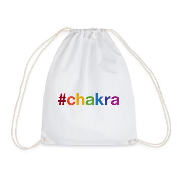 CHAKRA Hahstag - Sac de sport léger - blanc - Devant