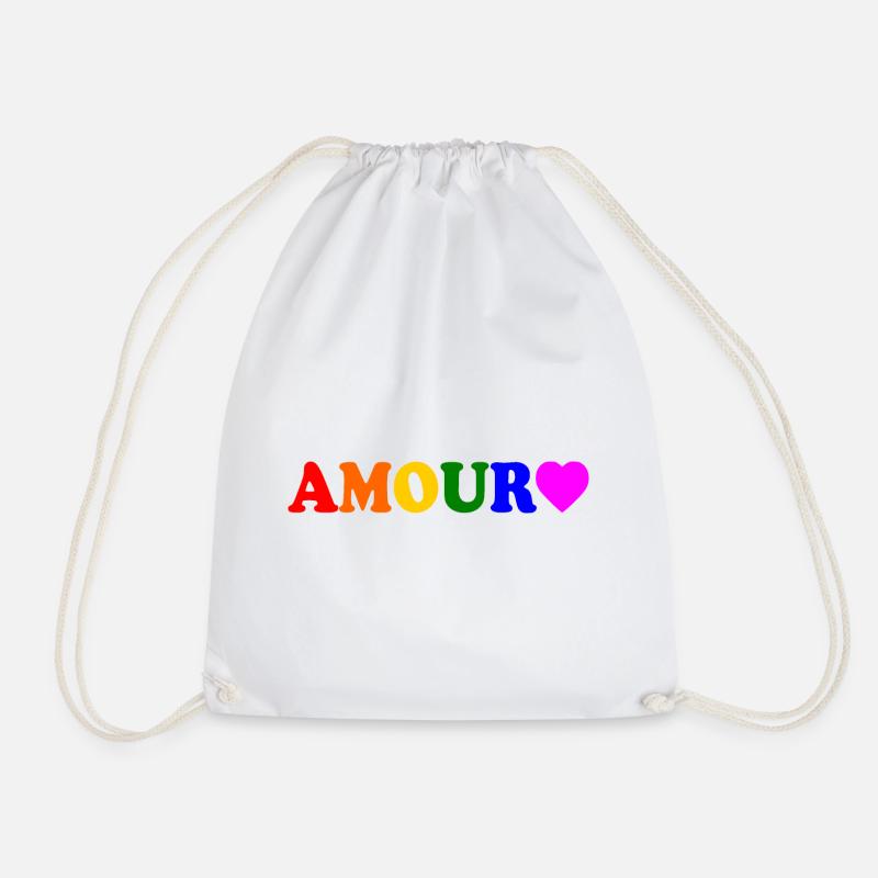 Amour - Turnbeutel - Weiß