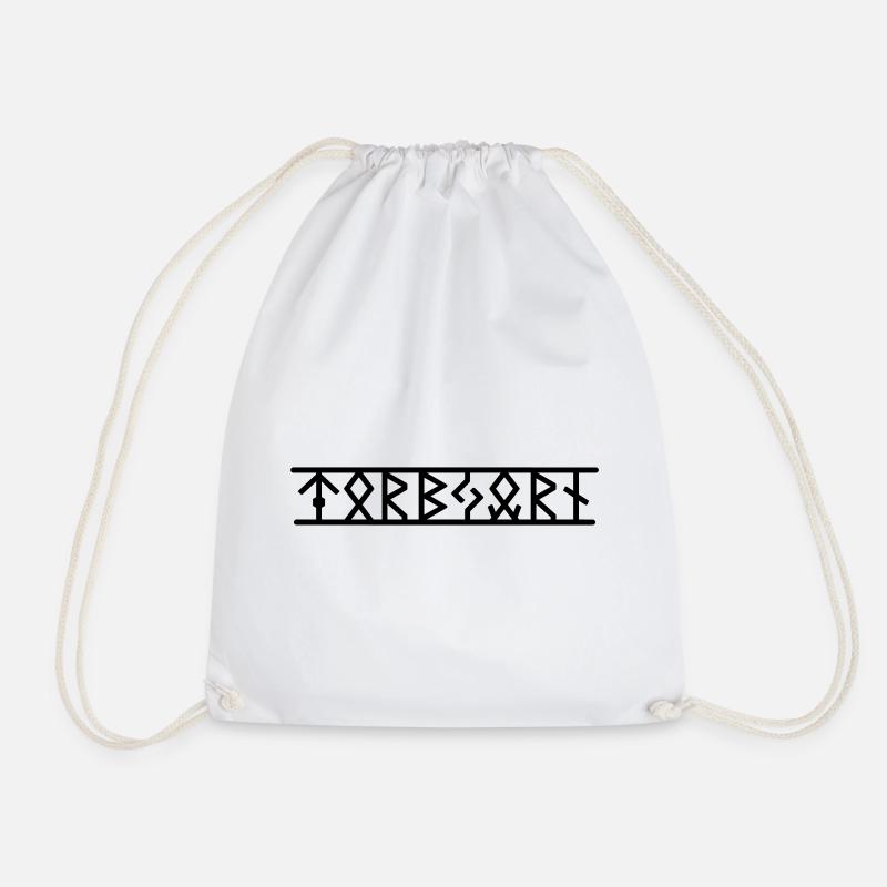 Torbjörn - Drawstring Bag - white