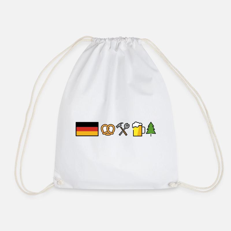 Germany Design  - Turnbeutel - Weiß