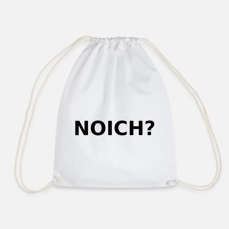 NOICH_design - Drawstring Bag - white