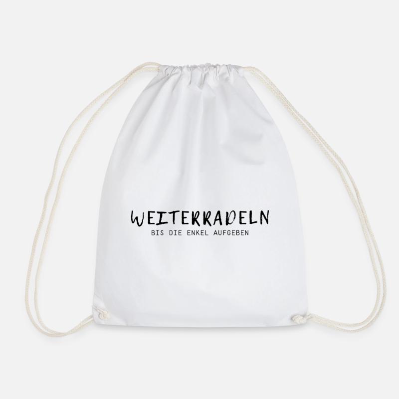 Weiterradeln - Turnbeutel - Weiß
