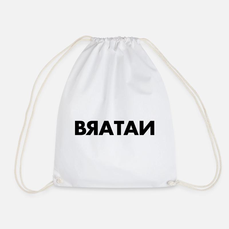 Bratan - Drawstring Bag - white