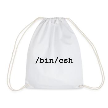 Interpréteur C - /bin/csh - Sac de sport léger - blanc - Devant