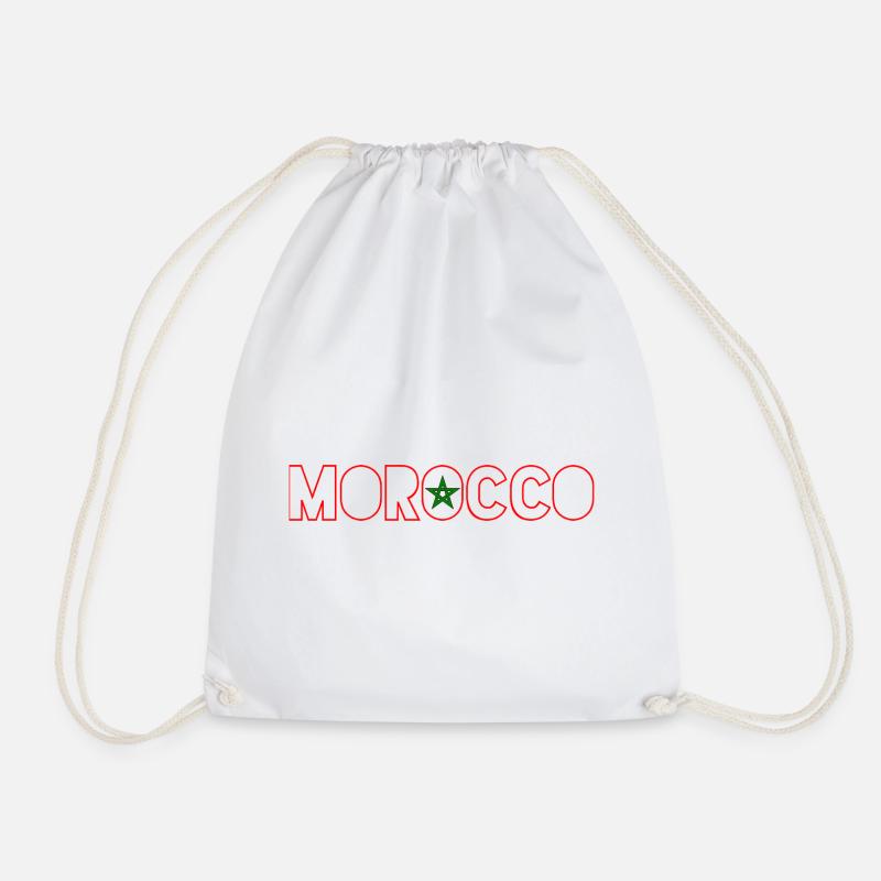 Maroc - Sac de sport léger - blanc