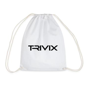 TRIVIX Offizielles Merchandise | Elektronische Musik - Turnbeutel - Weiß - Vorne