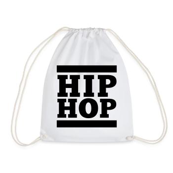 HIP HOP, Das hat mit Hip Hop nichts zu tun - Turnbeutel - Weiß - Vorne