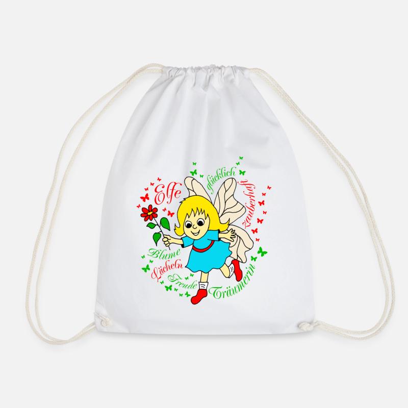 Rêveur elfe en rouge - Sac de sport léger - blanc