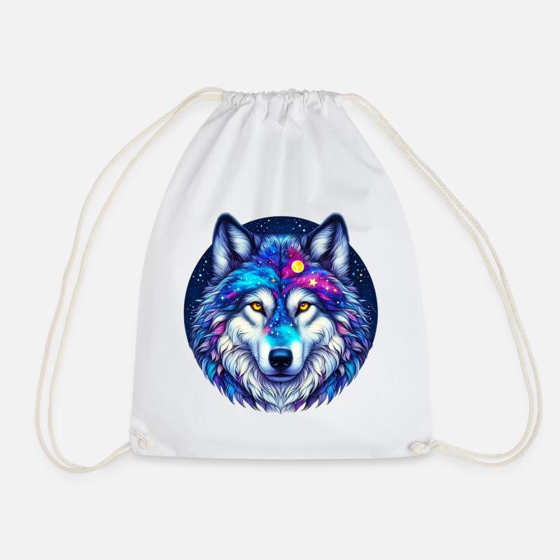 Wolf - Turnbeutel - Weiß