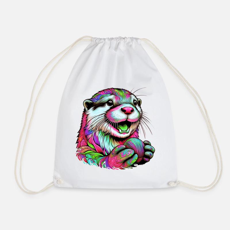 Otter - Turnbeutel - Weiß