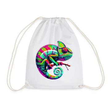 Caméléon - Sac de sport léger - blanc - Devant