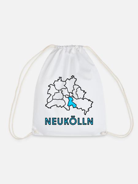 NEUKÖLLN, Stadtteil von Berlin - Turnbeutel - Weiß