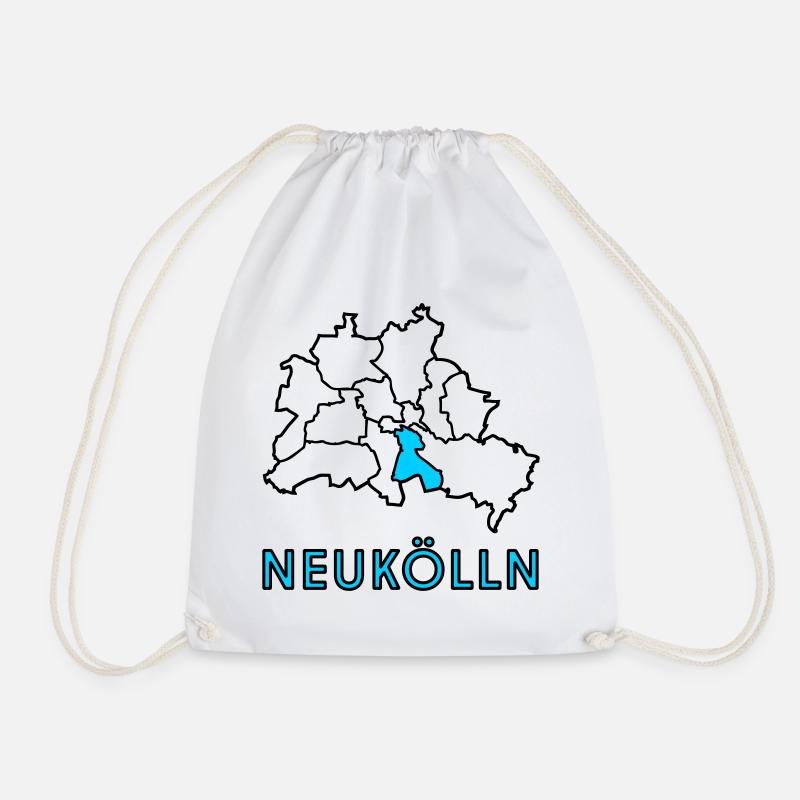 NEUKÖLLN, Stadtteil von Berlin - Turnbeutel - Weiß