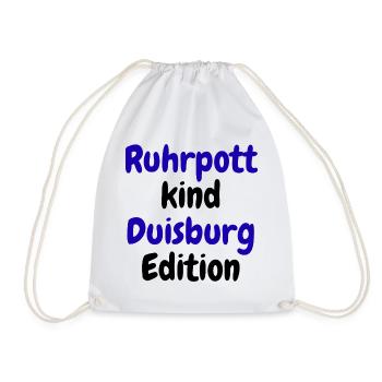 Ruhrpott Kind - Édition Duisbourg - Sac de sport léger - blanc - Devant