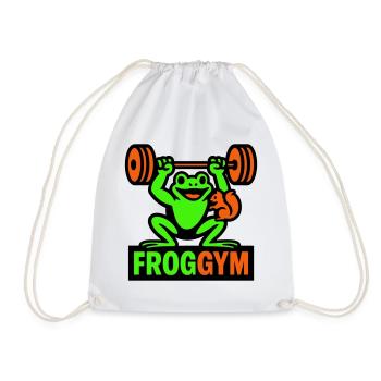 Frog Gym  - Turnbeutel - Weiß - Vorne