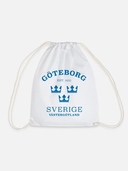 Göteborg Sverige Schweden - Turnbeutel - Weiß