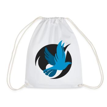 Logo colombe original - Sac de sport léger - blanc - Devant