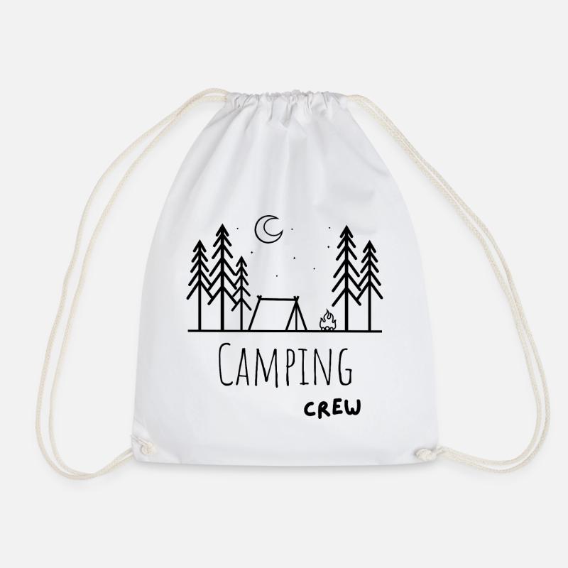 CAMPING CREW - Turnbeutel - Weiß