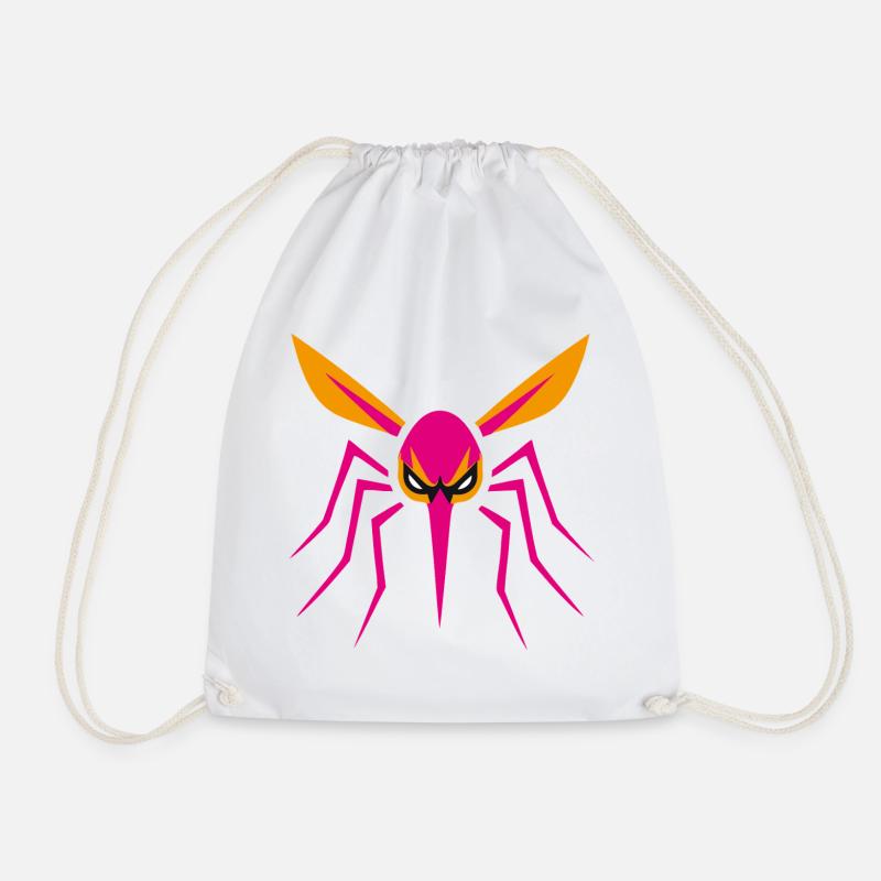 Mosquito, Mosquito, Insect, Evil - Drawstring Bag - white