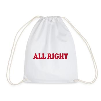 Citation juste - Sac de sport léger - blanc - Devant