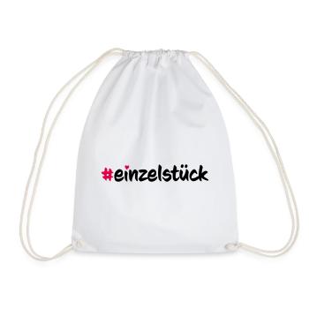Einzelstück - Turnbeutel - Weiß - Vorne