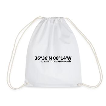 El Puerto de Santa María Coordonnées - Sac de sport léger - blanc - Devant