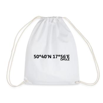 Coordonnées d’Opole - Sac de sport léger - blanc - Devant