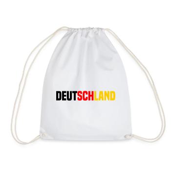 Deutschland - Turnbeutel - Weiß - Vorne