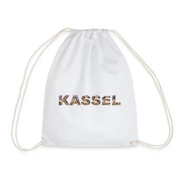 Kassel Hund - Turnbeutel - Weiß - Vorne