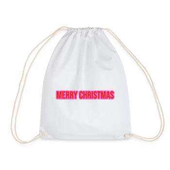 Joyeux Noël Rose Rouge - Sac de sport léger - blanc - Devant