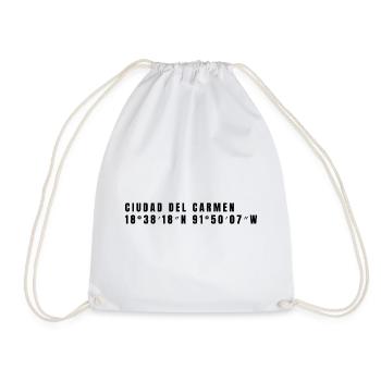 Coordonnées de Campeche, Mexique - Sac de sport léger - blanc - Devant
