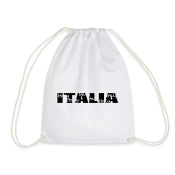 Italia - Drawstring Bag - white - Front