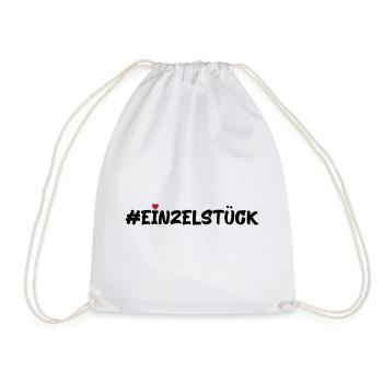 Einzelstück - Turnbeutel - Weiß - Vorne