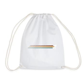 Awaiting design upload - Drawstring Bag - white - Front