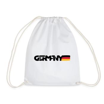 Germany - Drawstring Bag - white - Front
