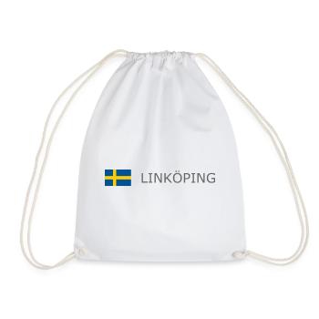 Drapeau de la Suède - Linköping - Sverige - Schweden - Sac de sport léger - blanc - Devant