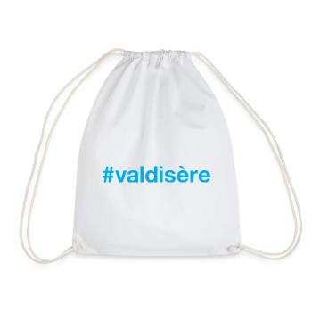 Hashtag Val d’Isère - Sac de sport léger - blanc - Devant