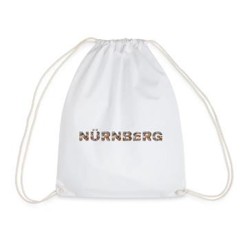 Nürnberg Hund - Turnbeutel - Weiß - Vorne