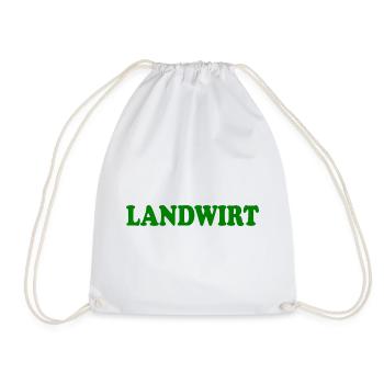 Landwirt - Turnbeutel - Weiß - Vorne