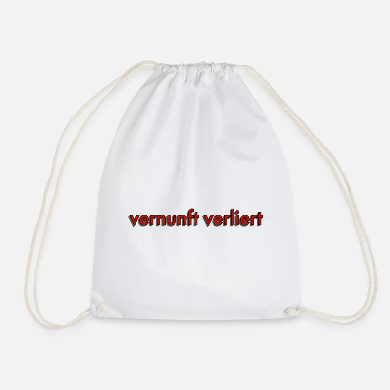 vernunft verliert - Turnbeutel - Weiß