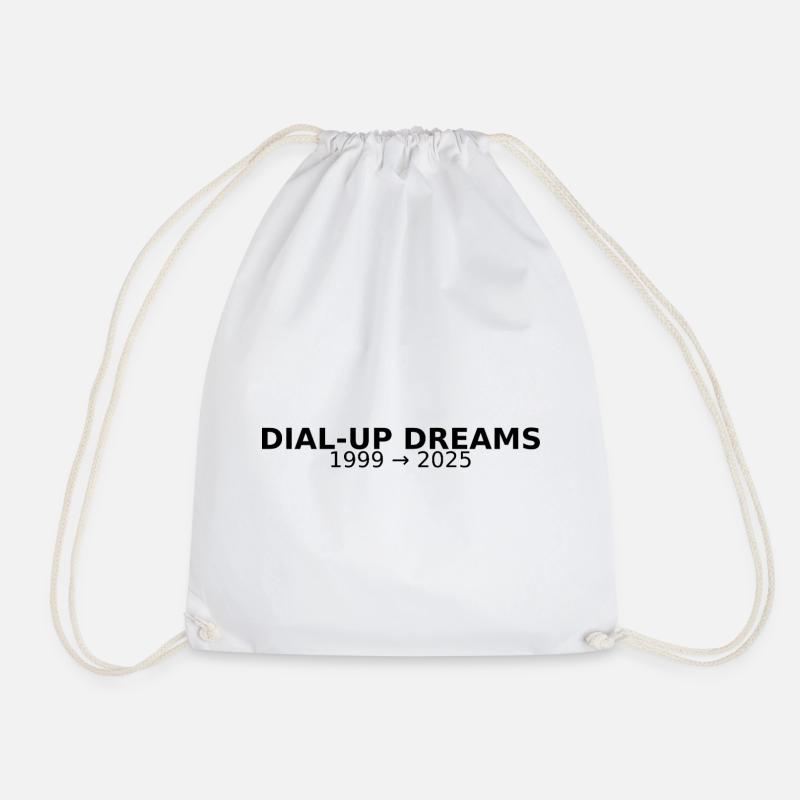 DIAL-UP DREAMS - Turnbeutel - Weiß