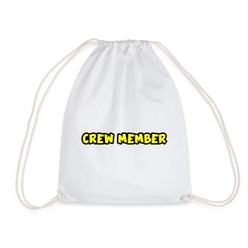 Crew Member - Drawstring Bag - white - Front