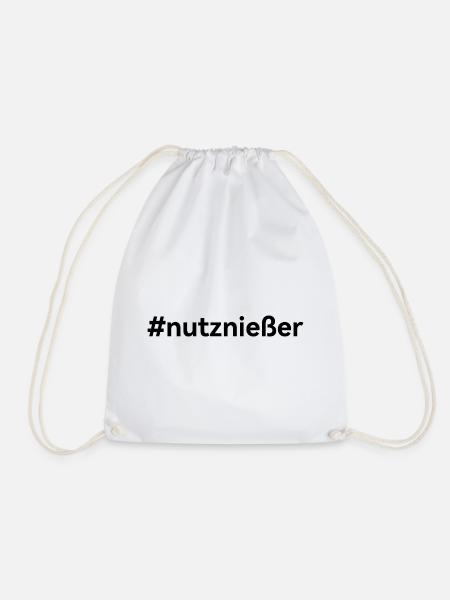 Nutzniesser - Turnbeutel - Weiß