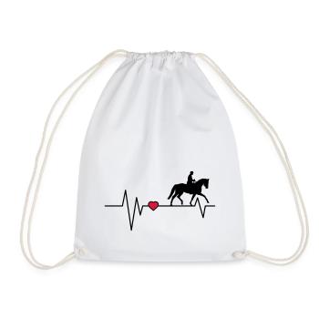Cavalier Dressage Heartbeat - Sac de sport léger - blanc - Devant