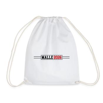 Malle 2026 - Drawstring Bag - white - Front