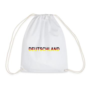 Deutschland Design - Turnbeutel - Weiß - Vorne