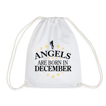 Vêtements de sport décembre anges - Sac de sport léger - blanc - Devant